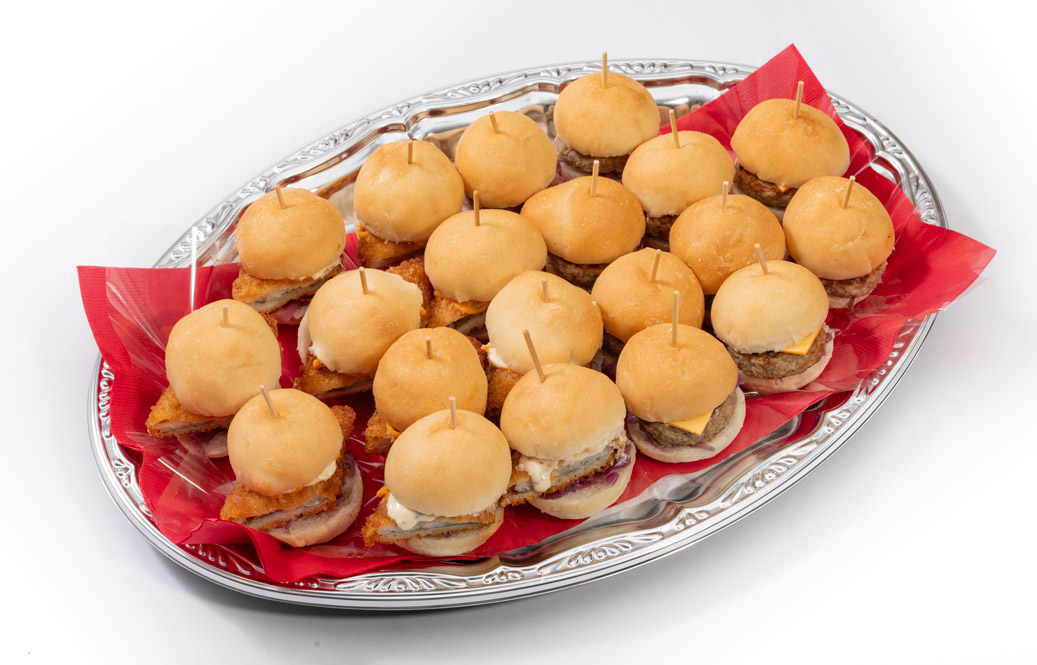 ミニチーズバーガー&フィッシュバーガーL