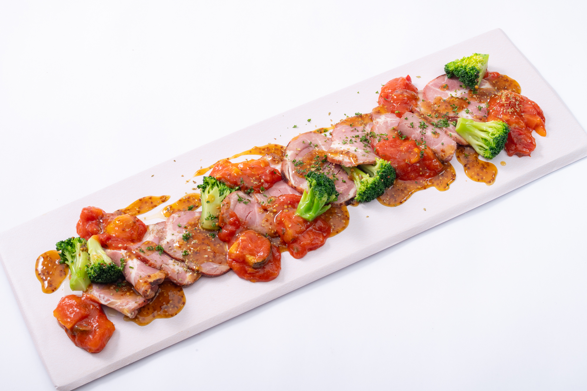 ローストポーク　ハニー粒マスタードソース