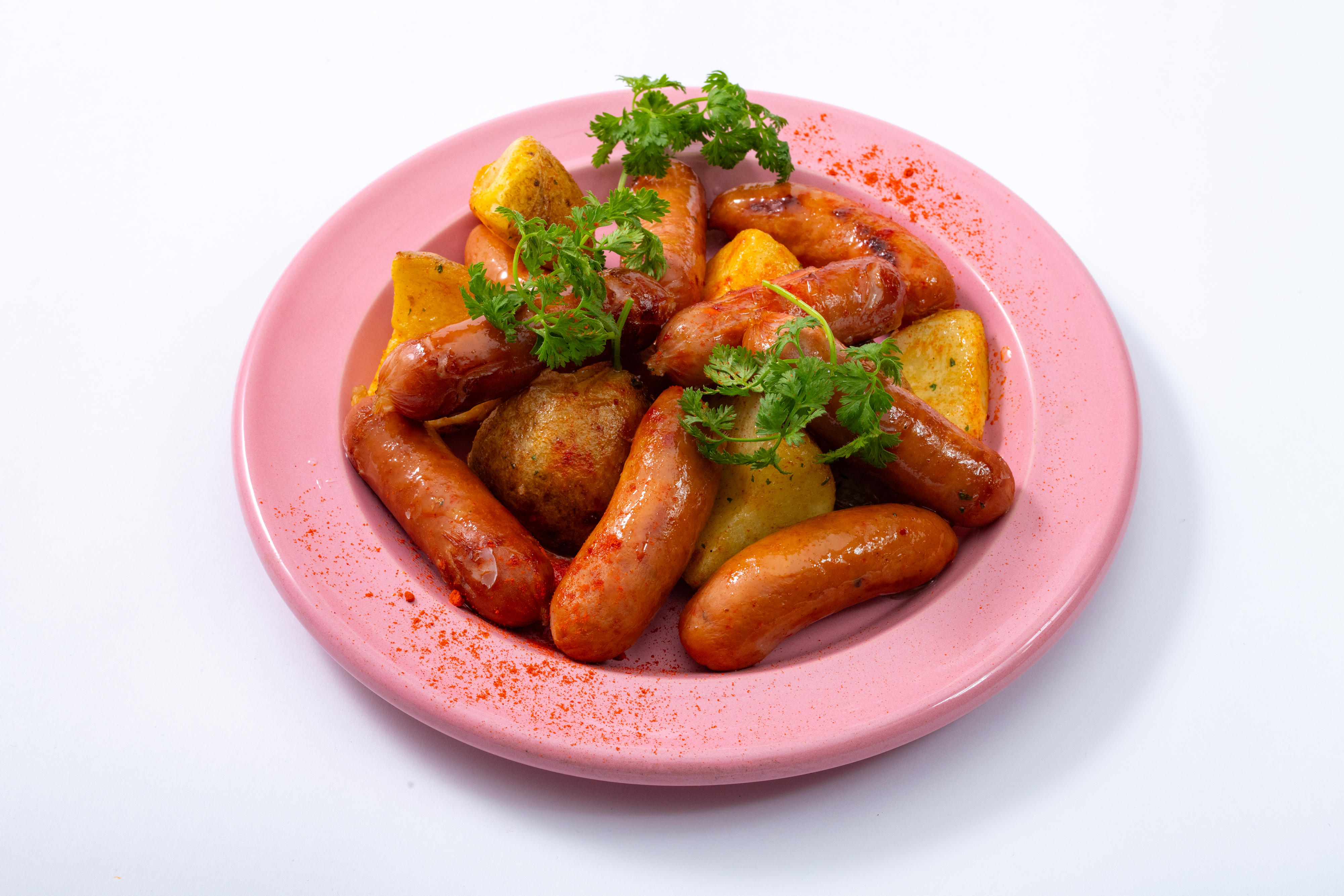 ソーセージ2種＆ポテト